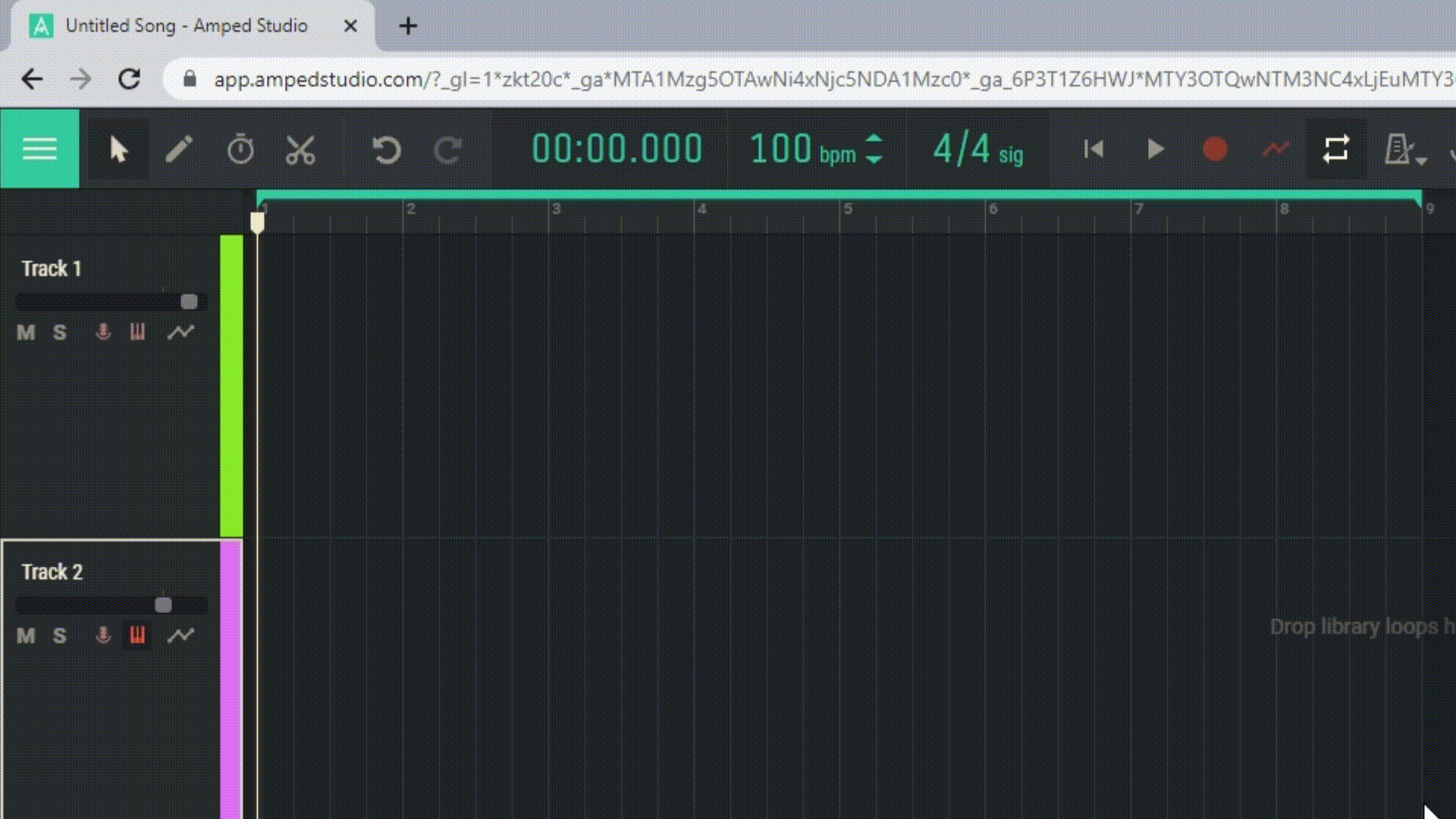 Arm for midi recording