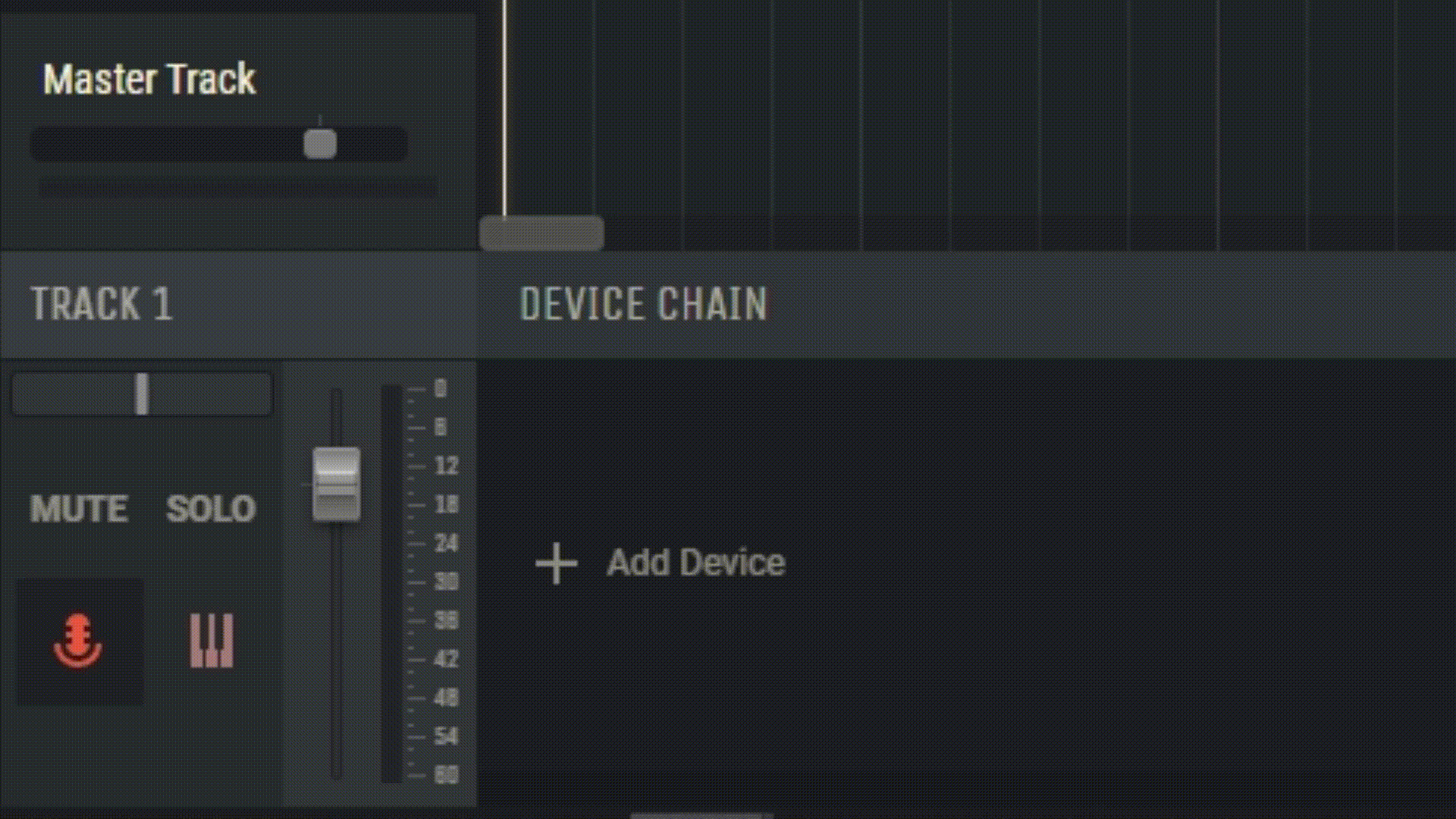 Volume Fader and Level Indicator