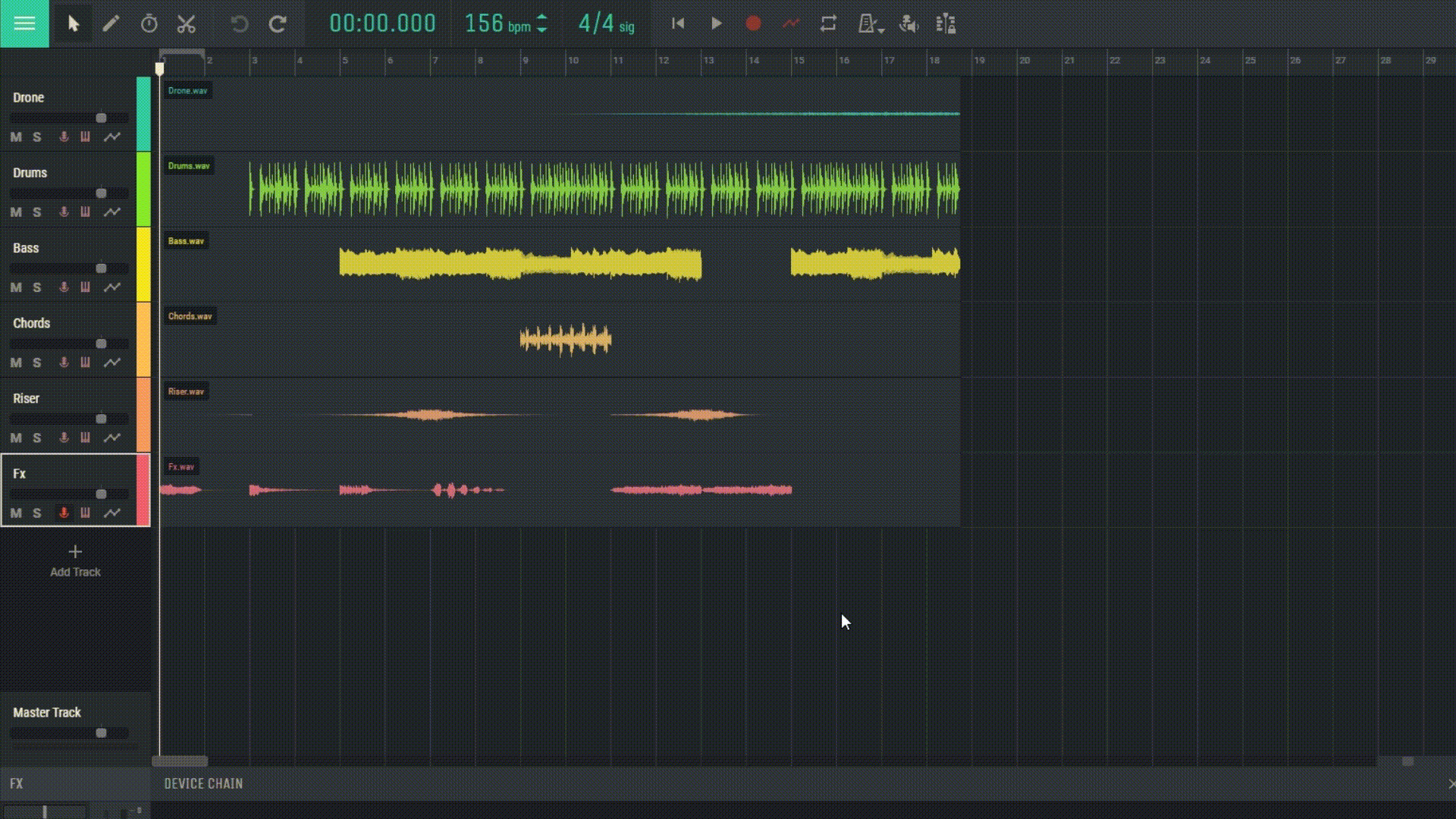 Working with Audio Editor