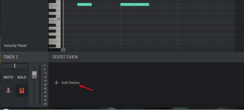 Hang the instrument for delay