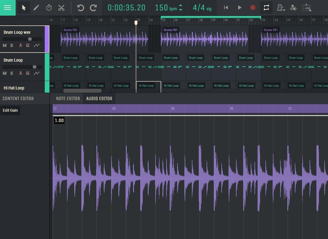 online sequencer Amped Studio