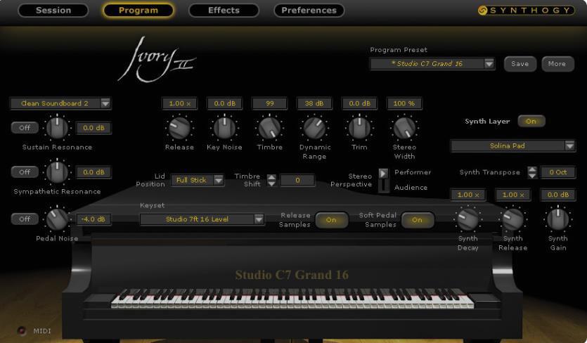 Synthogy Ivory II Grand Pianos