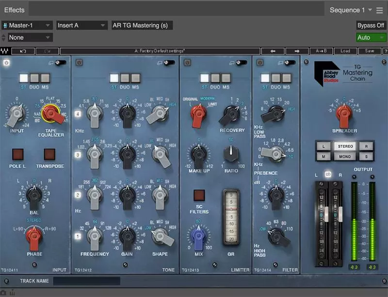 Abbey Road TG Mastering Chain Waves Audio