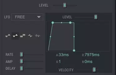 As the attack is set to 33ms