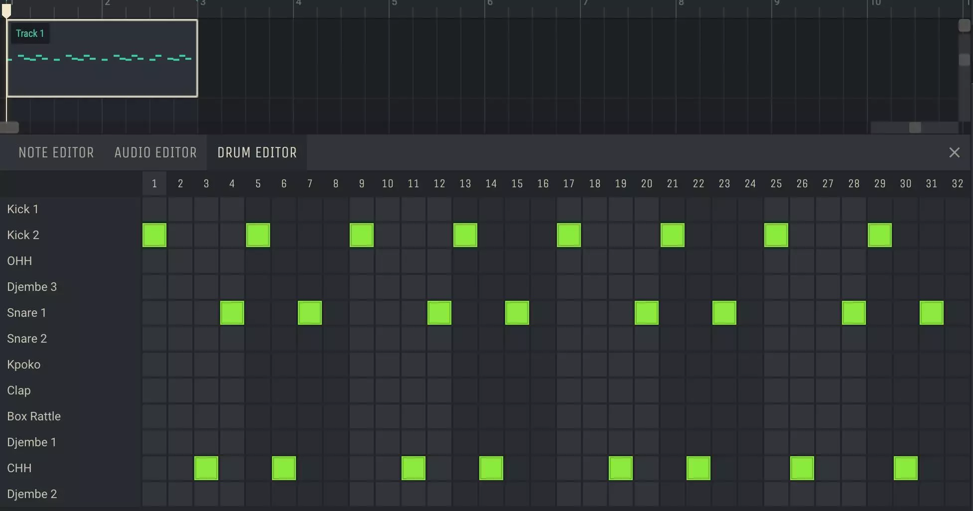 Music pattern api