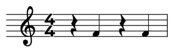 The Off-Beat rhythm in music